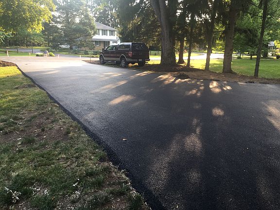 Driveway repaved 