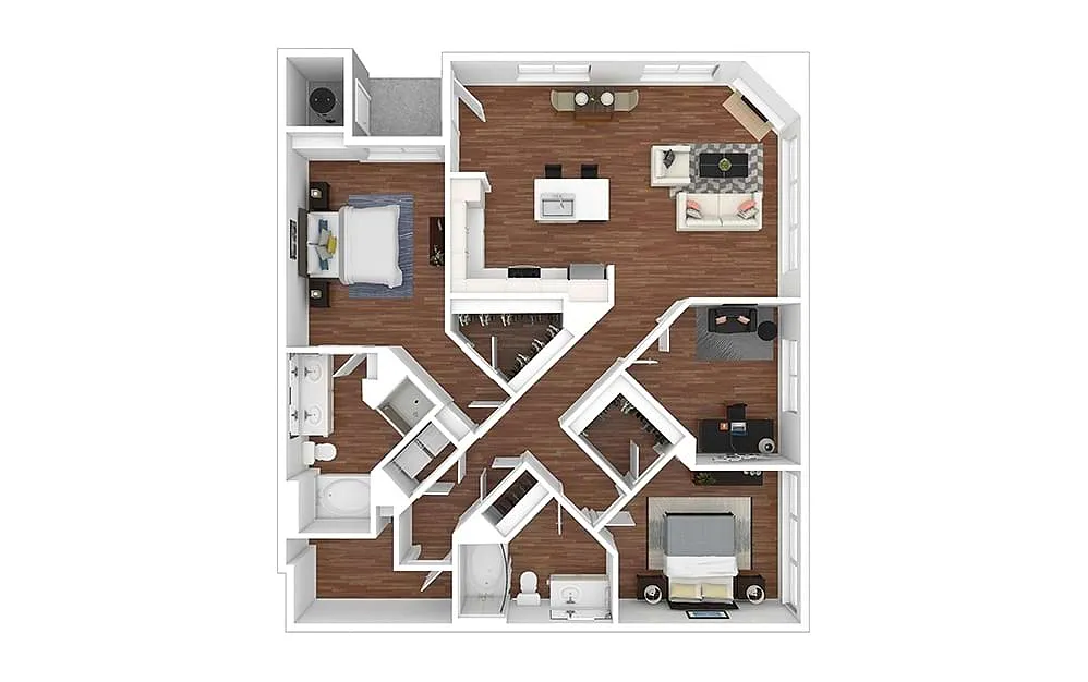 Floor plan Taupe - Renovated