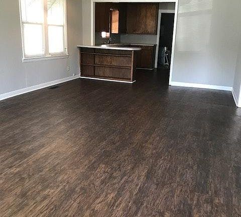 Large combo living, dining.