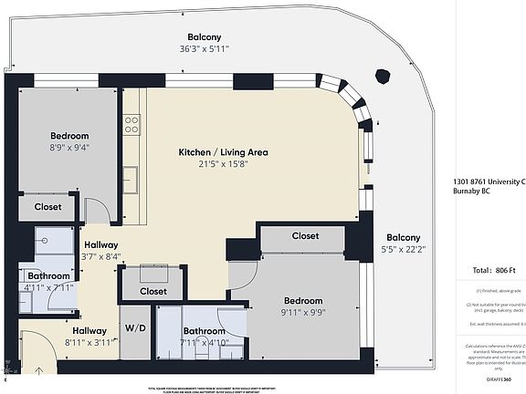 2nd image of 8761 University Cres #1301