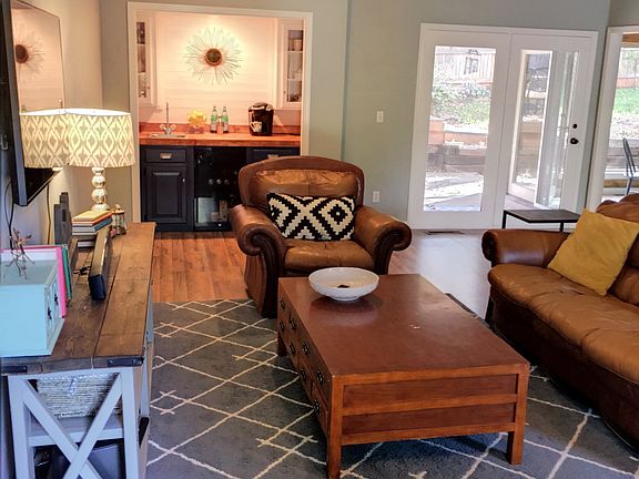 Living room with bar