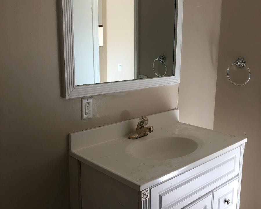 Rear house bathroom vanity