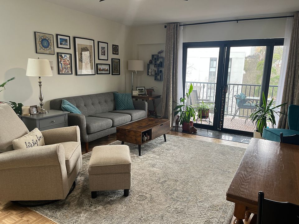Living room with private balcony