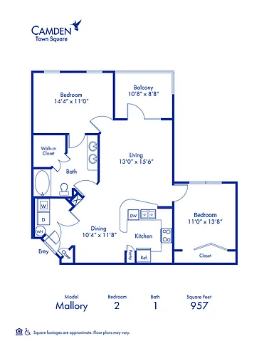 Floor plan Mallory