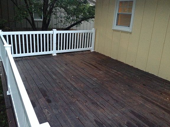 New deck added in 2012