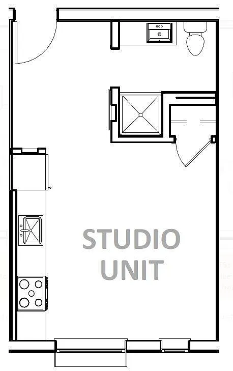 Floor plan Studio Units