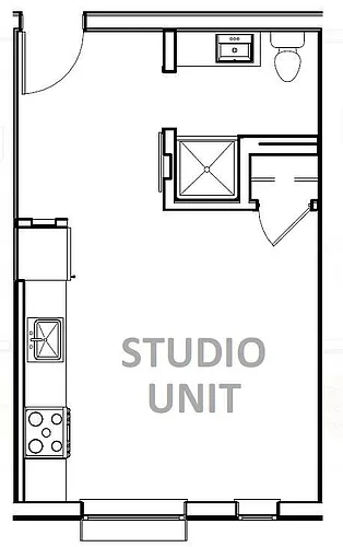 Floor plan Studio Units