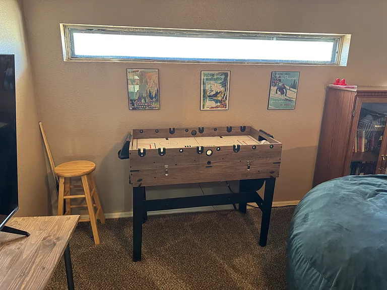 Upstairs loft, office, game room