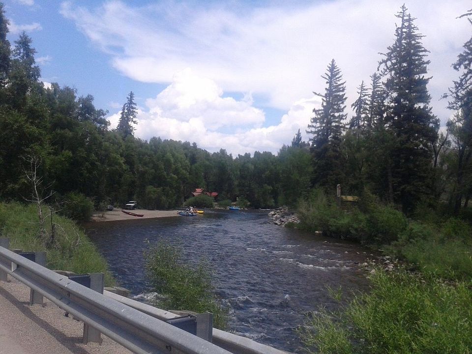 View north from across river