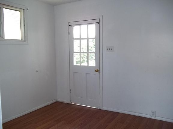 Front door into living room
