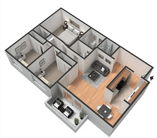 Floor plan Plan K