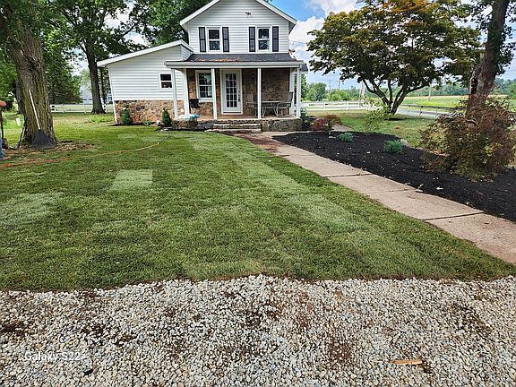 From detached garage