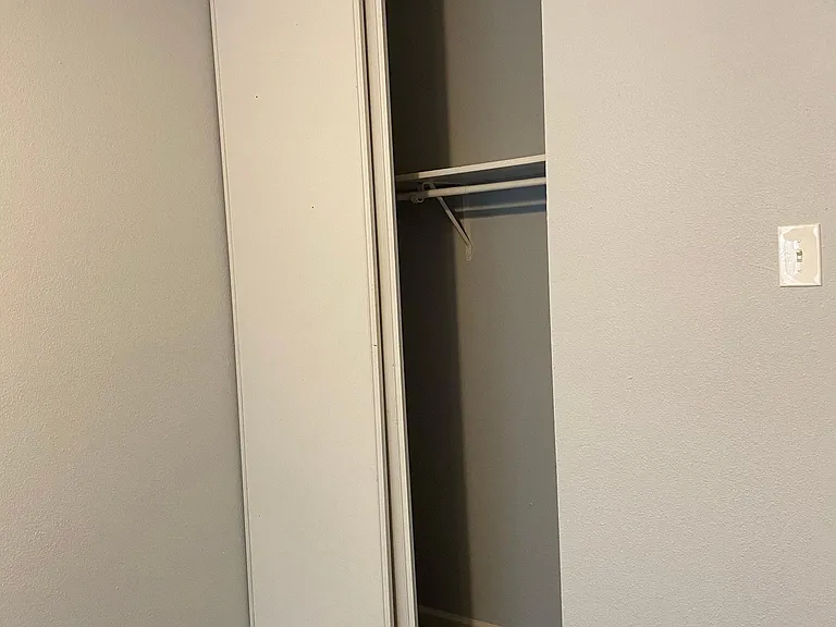 Upstairs back bedroom closet.