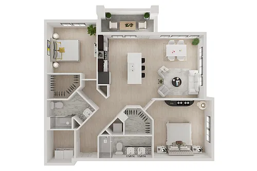 Floor plan B3