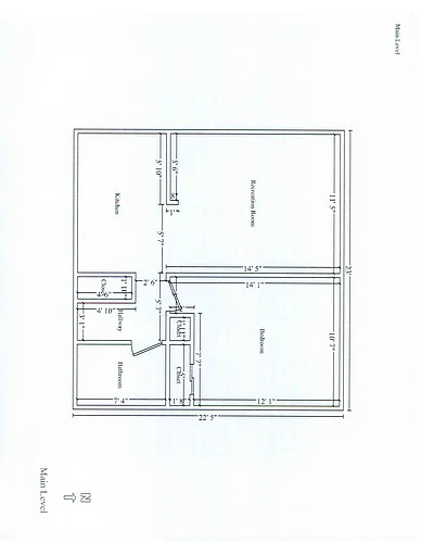 Floor plan 1BR