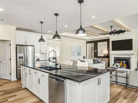 Luxury Kitchen with Large Island and Plenty of Storage
