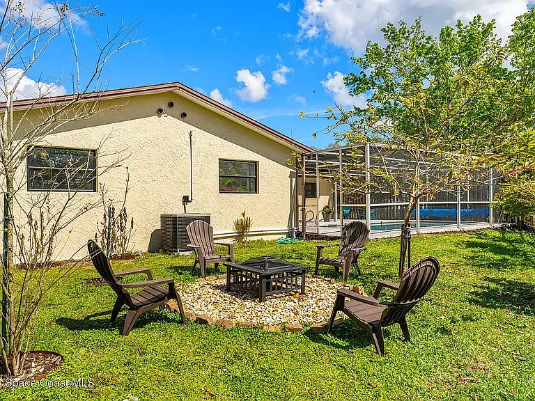 Back yard fire pit