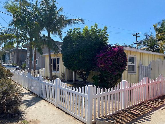 Beautiful white picket fence.