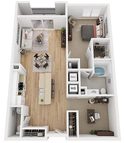 Floor plan Granite w/ Den