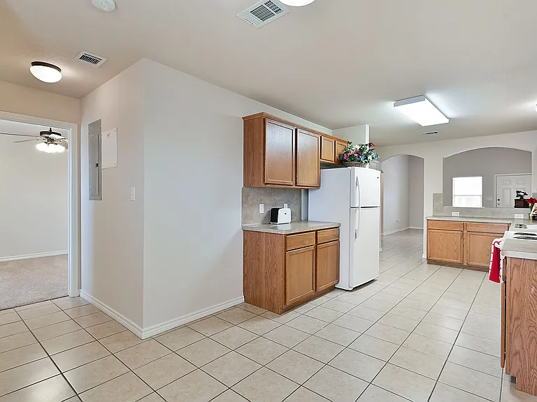 You're going to love this big open kitchen with lots of light and storage.