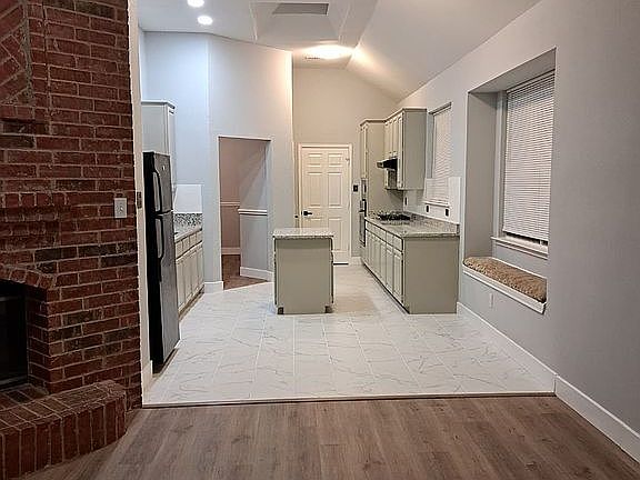 Kitchen from living room
