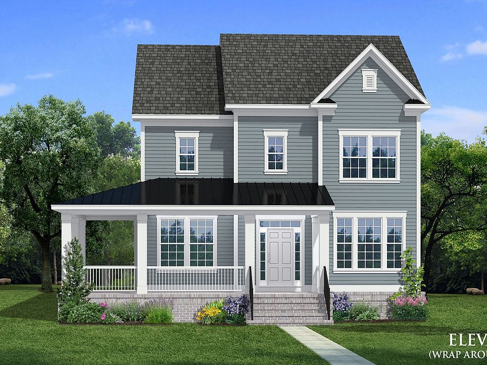 Thames floorplan rendering of elevation 2 at Greenleigh