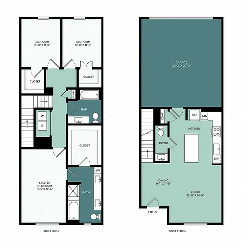 Floor plan TB - Townhome