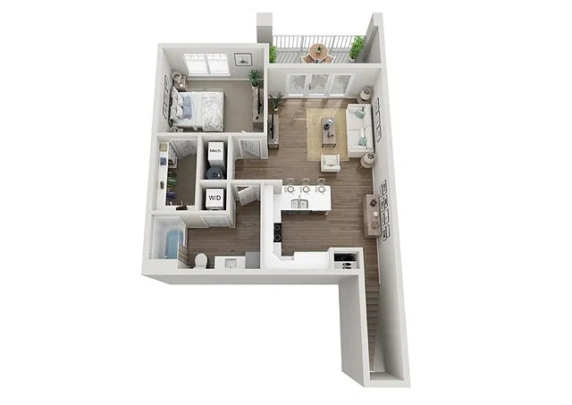 Floor plan 1J
