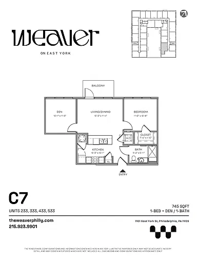 Floor plan C7