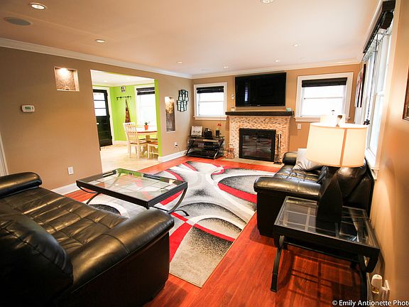 Living Room with Fireplace