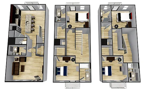 Floor plan B4 - 4X45