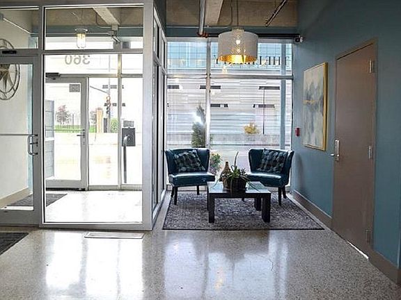 Main entrance to Liberty Lofts building.