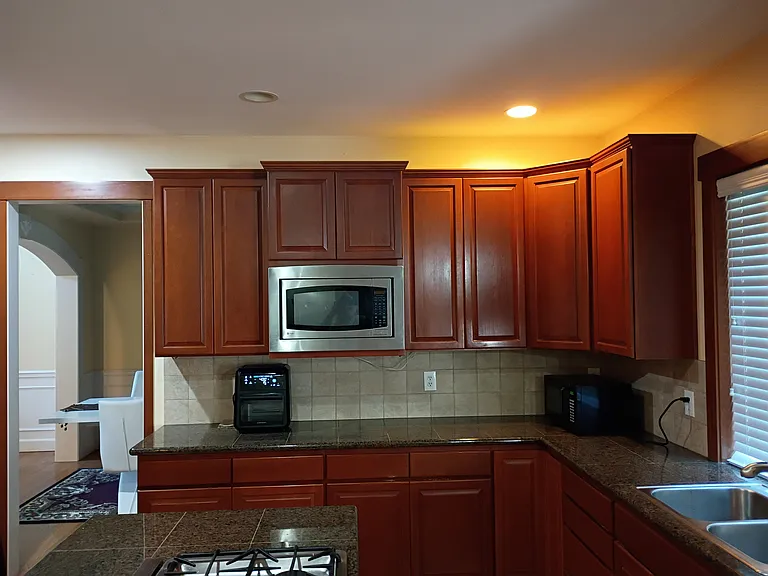 Large kitchen.