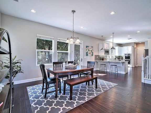 dining room and kitchen