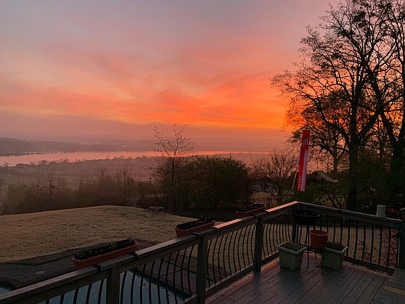 Sunrise view from deck 