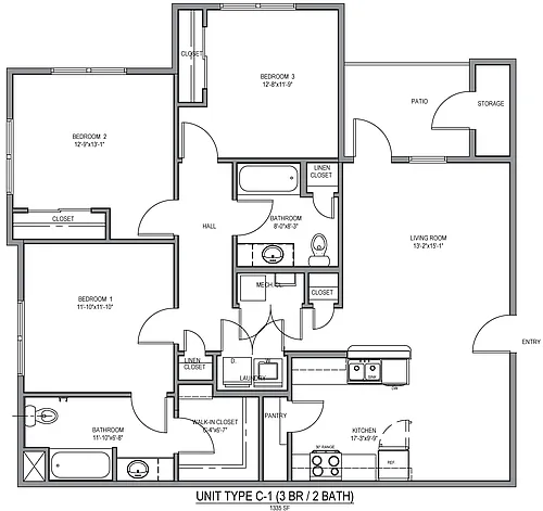 Floor plan 3X2