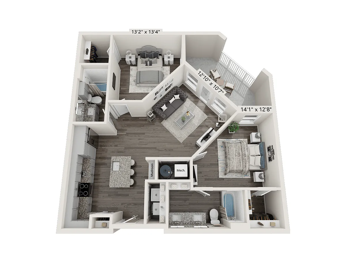Floor plan B1