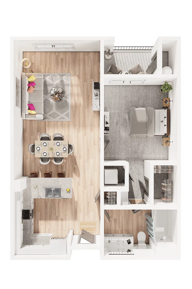 Floor plan A61