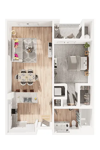 Floor plan A61