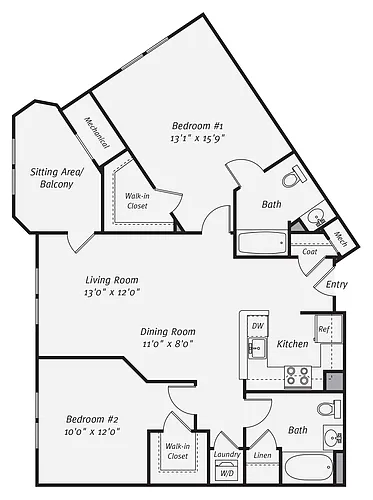 Floor plan B3AR