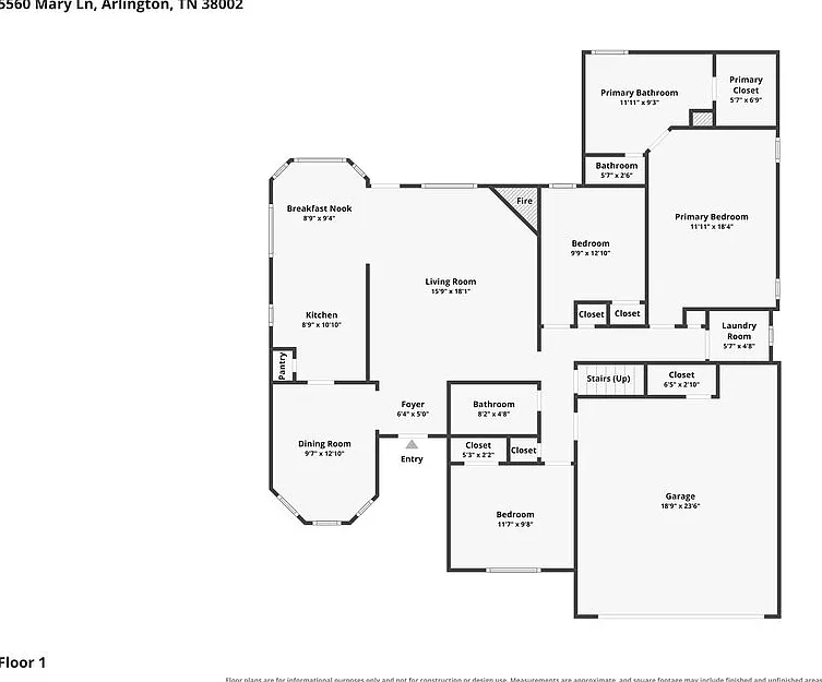 4 bed, 2.0 bath, 2100 sqft, $2,140 — Photo 3
