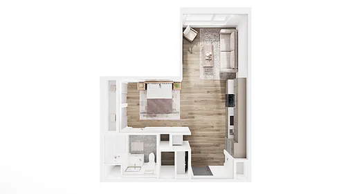 Floor plan Studio