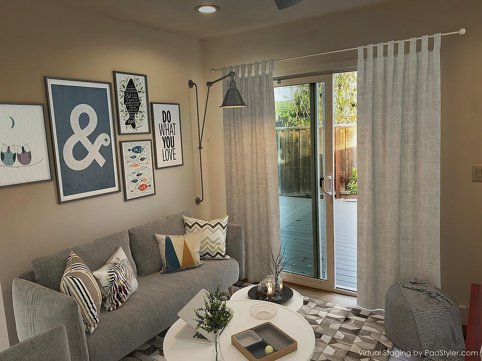 Living Area With Kitchen