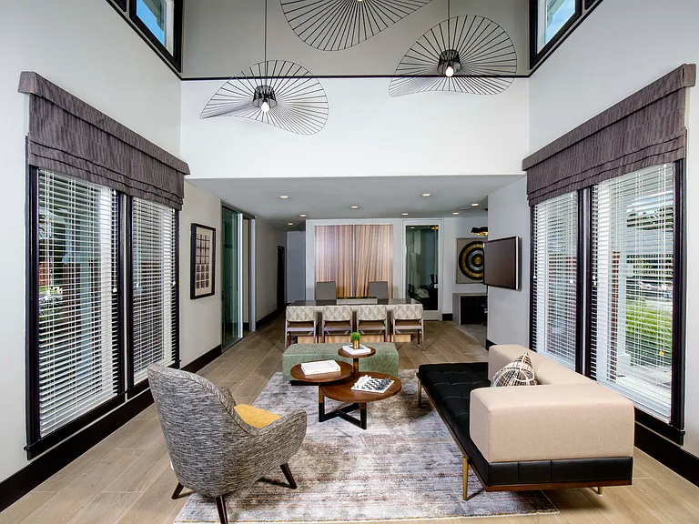 Resident lounge and leasing office