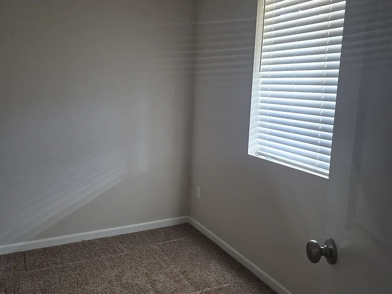 Office space has window to the front of the house.