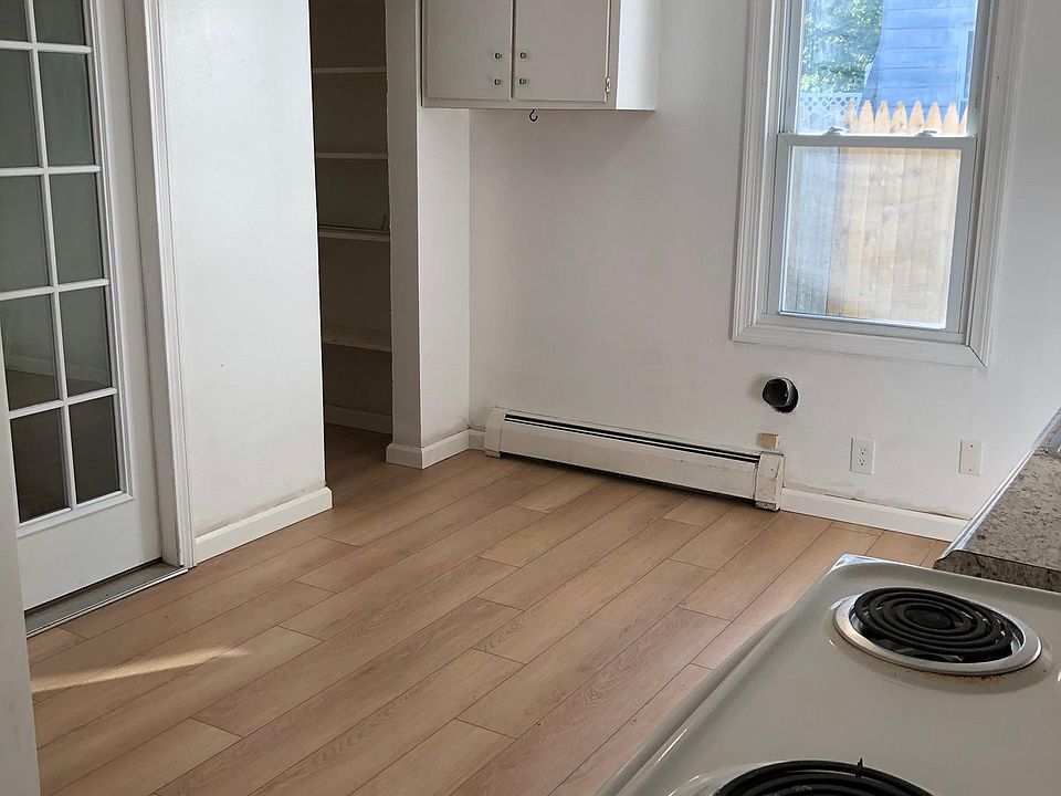 Kitchen with pantry. backdoor to porch and yard