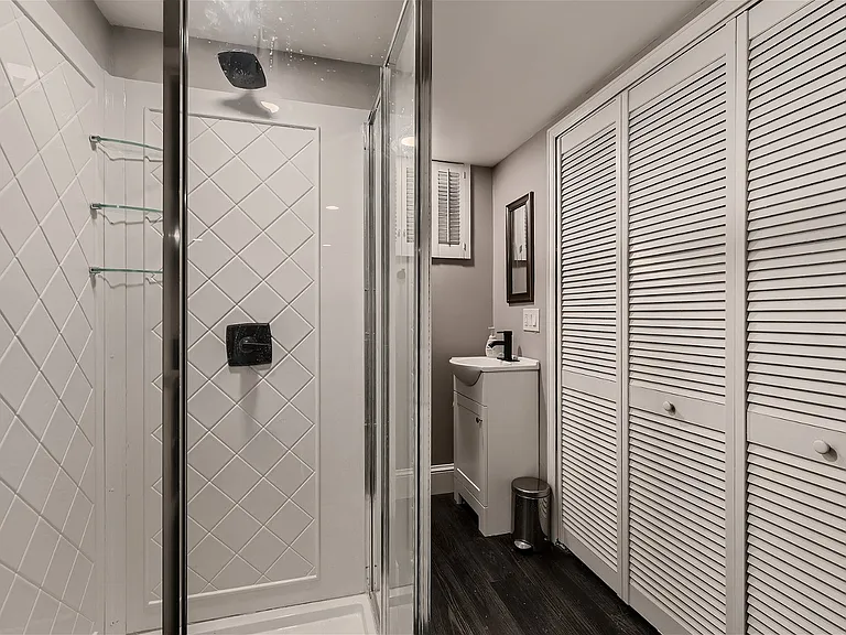 New Shower & toilet in basement