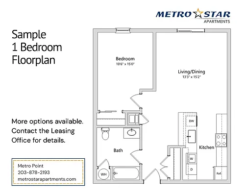 Floor plan 1 Bedroom