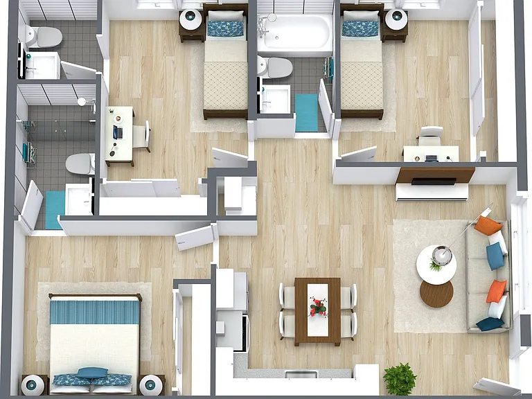 The Crest |NEWLY Renovated Studios, Lofts, 1, 2 & 3 Bedroom Homes Near the Beach — Photo 100