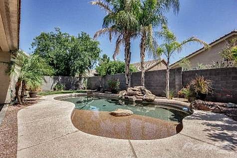 Back Yard 3 - 1439 W Enfield Way Chandler Arizona 85286 + Calloway at the Vineyards - Fulton Homes C